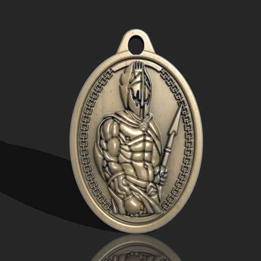 warrior-man-update-01.jpg warrior man Ancient Pendant Necklaces for Men