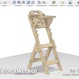 2a2200ccdf252332d35fa7e0098659f0_display_large.jpg Free STL file Height Adjustable Bar Stool cnc・Template to download and 3D print