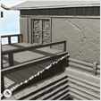 8.jpg Asian house with balcony (17) - Medieval Asia Feudal Asian Traditionnal Ninja Oriental