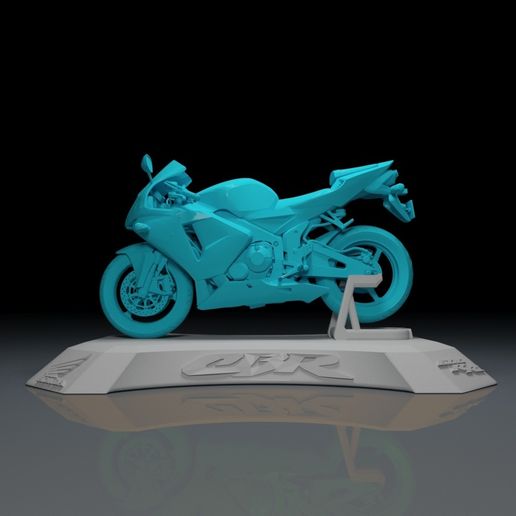 3.jpg Honda CBR 600 RR 2004 3D ПРИНТАБЕЛЬНАЯ МОДЕЛЬ