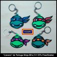 t1.jpg 2x1 Ninja Turtle keychain 90's (TMNT)