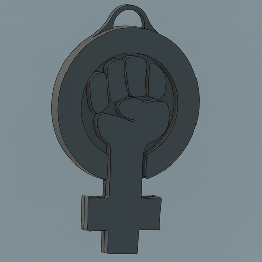 Captura-de-pantalla-2022-04-23-221334.png Feminism Power Keychain