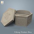720X720-viking-boxes-4.jpg Viking Trinket Box - Hexagonal