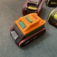 f5ffe1e67904b75aee151.jpg Worx 20V Power Share Green Battery to Orange Battery adapter 5 pins to 4 pins