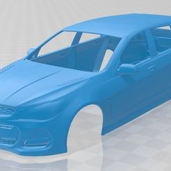 Holden-Commodore-VF-Sportwagon-SS-V-Redline-2015-1.jpg Fichier 3D Holden Commodore VF Sportwagon SS V Redline 2015 Carrosserie imprimable・Objet imprimable en 3D à télécharger