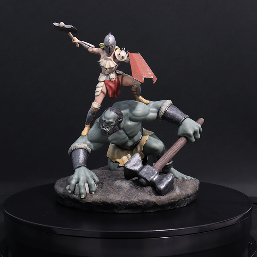 POST-1.png Monster Hunter Vs Ogre diorama statue