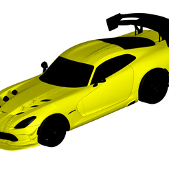 1.png 3D file Dodge Viper 2016・Template to download and 3D print, 3modeling