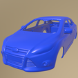 d26_013.png Archivo STL Ford Focus Sedan 2011 Carrocería Imprimible・Objeto imprimible en 3D para descargar