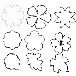 floresyhojas.png Fichier STL flowers and leaves cookie cutters・Design imprimable en 3D à télécharger