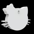 Hello.4.jpg Hello Kitty Shelf 3d Print Model
