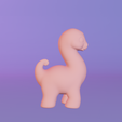 brontopose4.png Cutesaurus as a Petite Pony (Dinosaur 3D model)