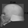 432422322222.png Kylo Ren helmet 1to1 scale 3D print model