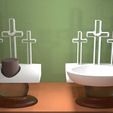 Untitled-1.jpg The Three Calvary Crosses - Candle Holder and Dish