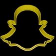 snapchat.jpg Social Networks cookie cutter set.