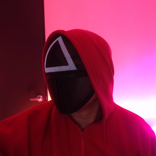 🦑 Foldable Squid Game Soldier Mask・ STL File for ・Cults