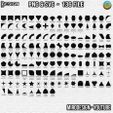 Stencils-Pack-for-Crafting-Basic-Shapes-views-3.jpg Stencils Pack for Crafting - Basic Shapes | SvG | DxF | EpS | PnG | StL |