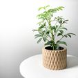 misprint-9244.jpg The Grivan Planter Pot with Drainage | Tray & Stand Included | Modern and Unique Home Decor for Plants and Succulents  | STL File