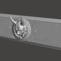 front.png STL-Datei Hoshigumas Schild Bogenschützen・Modell zum Herunterladen und 3D-Drucken