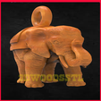112.png elephant ornament,3D STL MODEL, CNC ROUTER ENGRAVER, ARTCAM, ASPIRE, CNC FILES, WOOD, ART, WALL DECOR, CNC, INSTANT DOWNLOAD