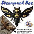 SteamPunk-Bee-IMG.jpg Steampunk Bee Mechanical Gear Bumble Bee Drone Insect