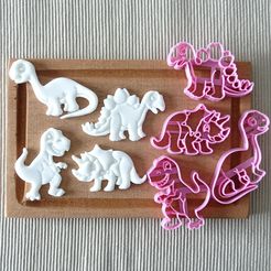 DSC06539.jpg Fichier STL emporte-pièces pour biscuits emporte-pièces pour dinosaures pack dinosaures・Design pour impression 3D à télécharger