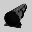 Pipe-Render1.png Бесплатный STL файл Атмосферная труба [OO Gauge] 1847 Железная дорога Лондона и Кройдона・3D-печатная модель для загрузки, Echonix