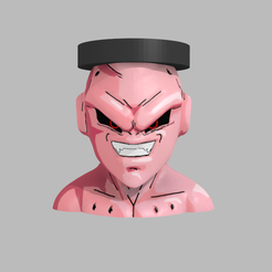 mate-majin-boo.png Download STL file Mate Boo Dragon ball • 3D printing object, agussmundel