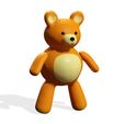 5.jpg TEDDY 3D MODEL - 3D PRINTING - OBJ - FBX - 3D PROJECT BEAR CREATE AND GAME READY  TEDDY PET TEDDY, BEAR