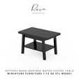 Pottery-Barn-Inspired-Mateo-Coffee-Table-Miniature-3.png Pottery Barn-inspired Mateo Rectangular Coffee Table, Miniature Table, Miniature Coffee Table, Pottery Barn Miniature