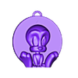 213.stl Tweety Key Chain