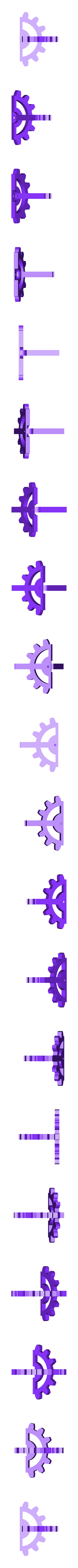 1hole_steampunk_shelf_bracket.stl Suporte de prateleira Steampunk