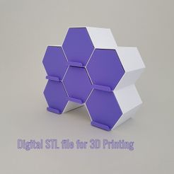 1.jpg STL file Hex Jewellery Box - Parts Cabinet - Storage Drawers・Model to download and 3D print
