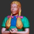 8b851ab7234dd7c9599941ed6d8fa92c_display_large.jpg Free STL file Wizard of Oz - Dorothy Gale・Template to download and 3D print