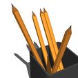 3.jpg Pencil Cup BASKET PENCIL RULE HOLDER PENCIL WOODEN BOX PENCIL 3D RULE HOLDER PENCIL WOODEN BOX