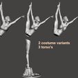 four pieces.jpg Archivo STL gratuito Ballet élfico Serie 1 - por SPARX・Objeto imprimible en 3D para descargar
