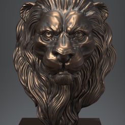 Lion01.jpg Free STL file Lion・3D print design to download