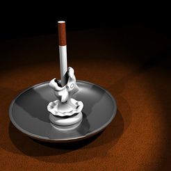 🚀 V2 Rocket Cigarette Stubber・ STL File for ・Cults