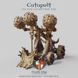 Catapult STL FILE COLLECTIBLE FILE DOUBLE EDGE MINI ES® - ID NUMBER WE-03, Catapult - WE_03