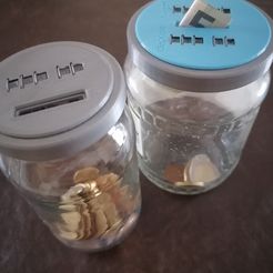 IMG_20220605_133903.jpg Free STL file Coin counter - piggy bank・3D printable object to download