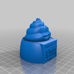 CE3PRO_PooParkingTrophy75-Modified-smooth.png Free 3D file Poop Parking Trophy - Remix Smooth・Object to download and to 3D print