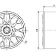 Rotiform-BLQ-Drawing.jpg Rotiform BLQ Rims  for Diecast 1 : 64 scale