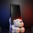 Render6.png Dog Phone Holder - Multicolor