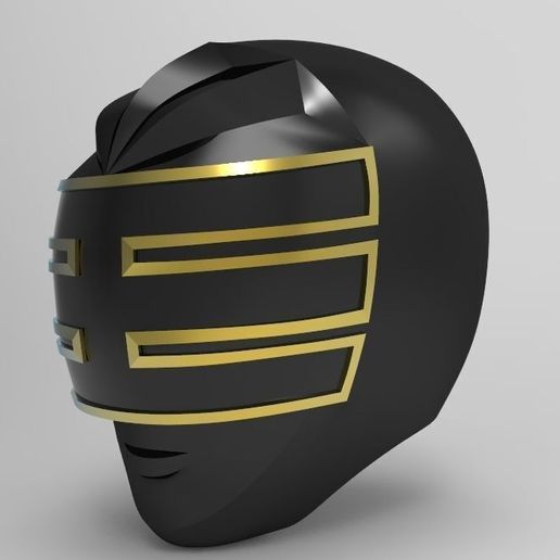 🪖 Gold Ranger Helmet from Power Ranger Zeo・ STL File for 3D printing・Cults