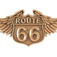 Route 66 cnc 1.1.jpg Route 66 bas-relief cnc