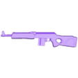VEPR 308.stl weapon gun VEPR 308 -figure 1/12 1/6