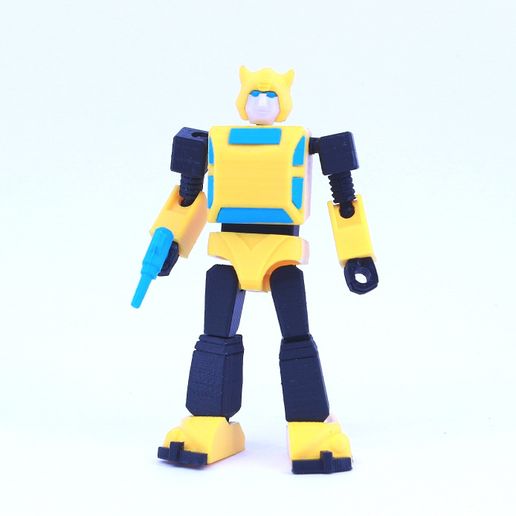 ARTICULATED G1 TRANSFORMERS BUMBLEBEE - NO SUPPORT 3D model