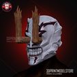 Hanami_Mask_Jujutsu_Kaisen_3D_Print_Model_STL_File_05.jpg Hanami Mask - Jujutsu Kaisen Cosplay Helmet - Halloween Costume