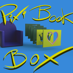 5F070551-B9D9-40CE-8AD0-20A49E314D4B.png STL file Pixi Book Box・Template to download and 3D print, GEUNTH3RTH3MEN