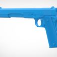 2.44.jpg Colt M1911A1 from the movie Hitman Agent 47 1 to 12 scale 3D print model