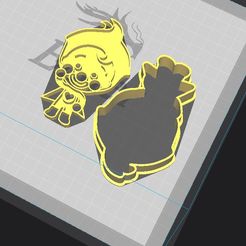 11.jpg STL file COMBO clown Plim Plim, logo, car Tuni | Cookie cutters・3D printing design to download